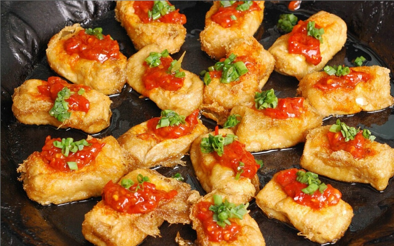 中國傳統(tǒng)美食——徽州毛豆腐！